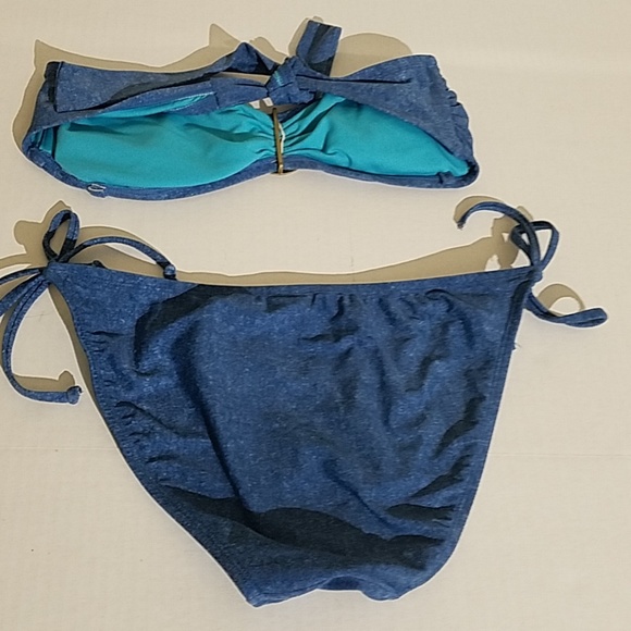 Blue jean color bikini swin suit (L) A62 - Picture 3 of 6